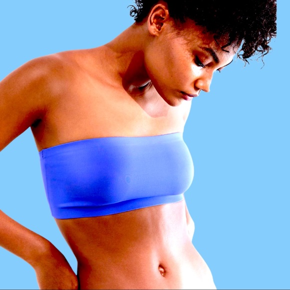 Free People Nina Bandeau Blue Flame NWT S - Picture 3 of 4